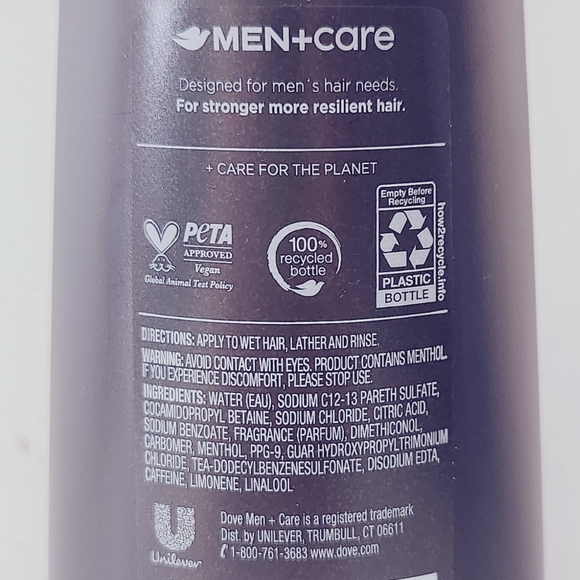 ⭐4/$15 Dove Men+Care Fresh & Clean 2-in-1 Shampoo & Conditioner - Picture 3 of 9